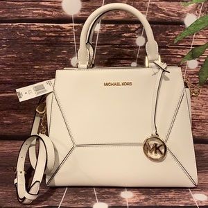 ๐บ MICHAEL KORS ๐บ PRISM OPTIC WHITE MEDIUM